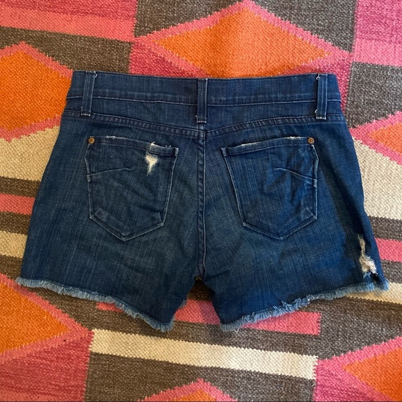 James Jeans Shorty Shorts Denim cutoff shorts 26 - Picture 2 of 4